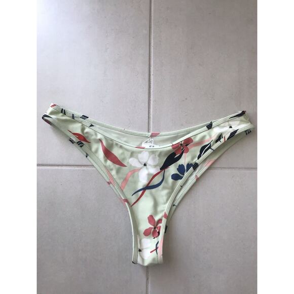 Sisstrevolution Swim Bikini Bottom Multicolor Floral Print Cheeky - Picture 1 of 8